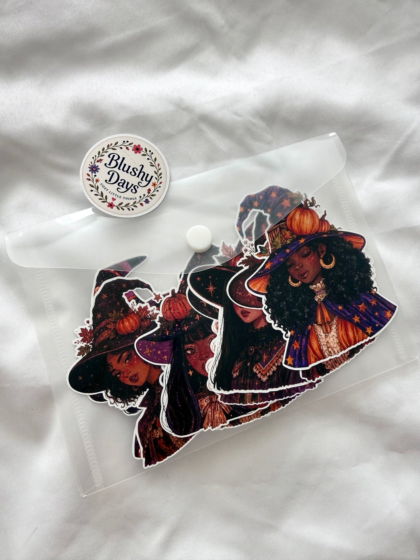 Autumn Witches Sticker Set