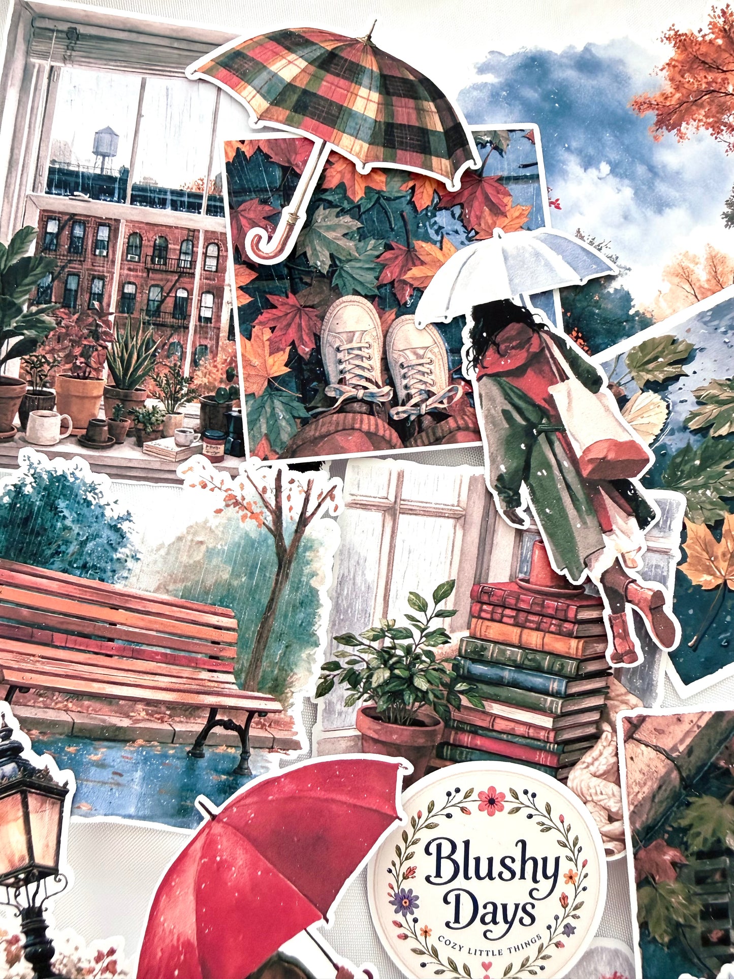 Rainy City Days Sticker Set