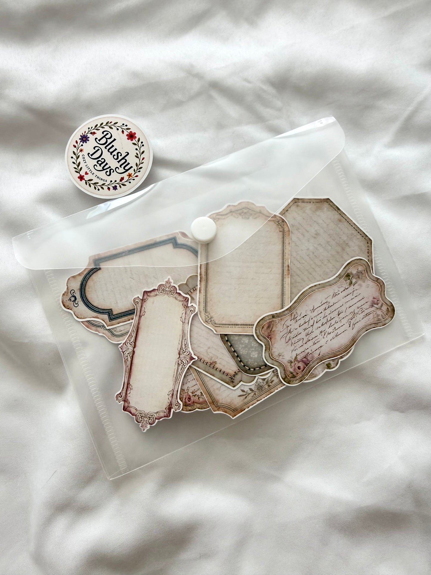 Vintage Label Sticker Set – Vol. 1