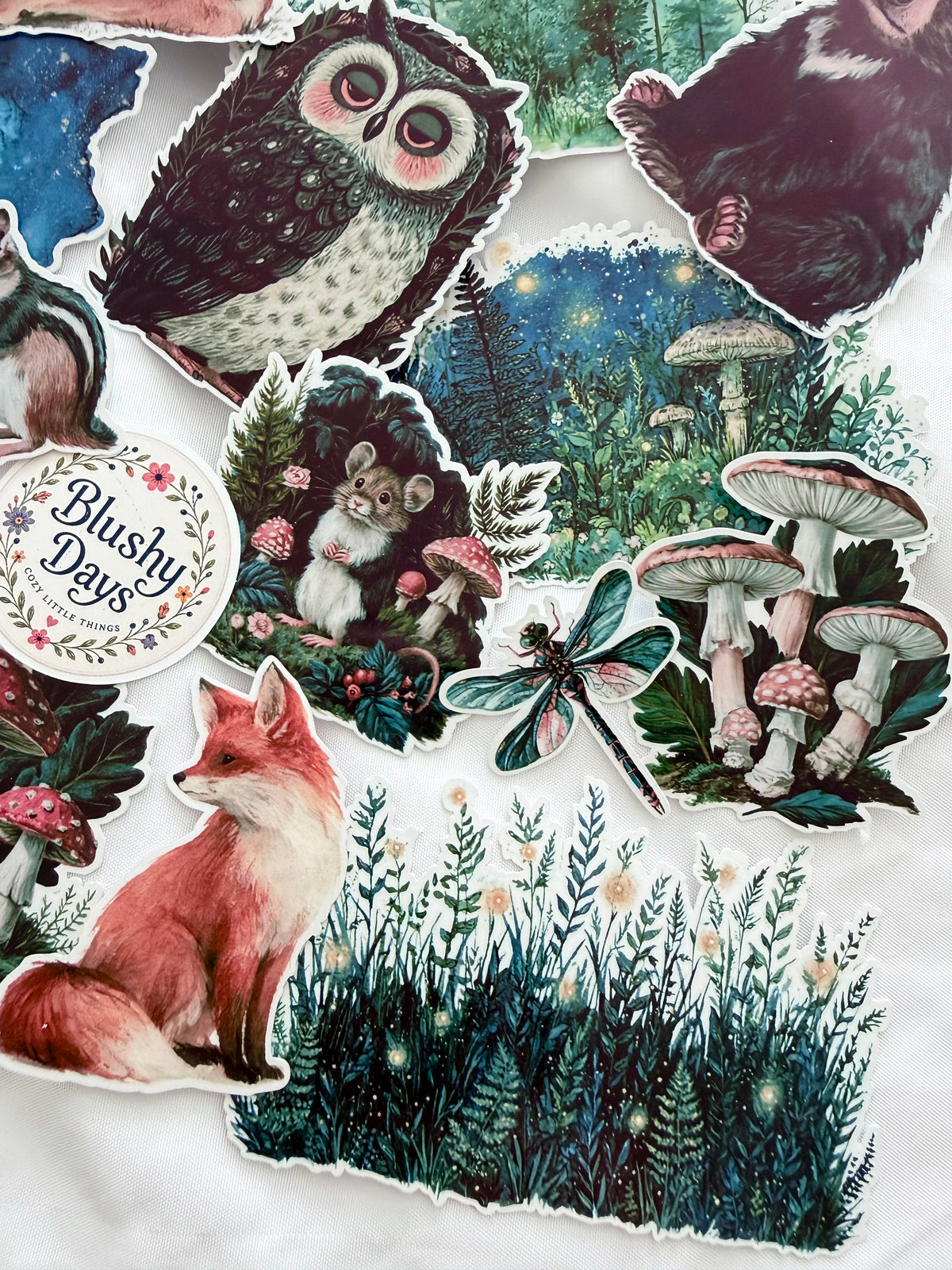 Woodland Creatures Sticker Set