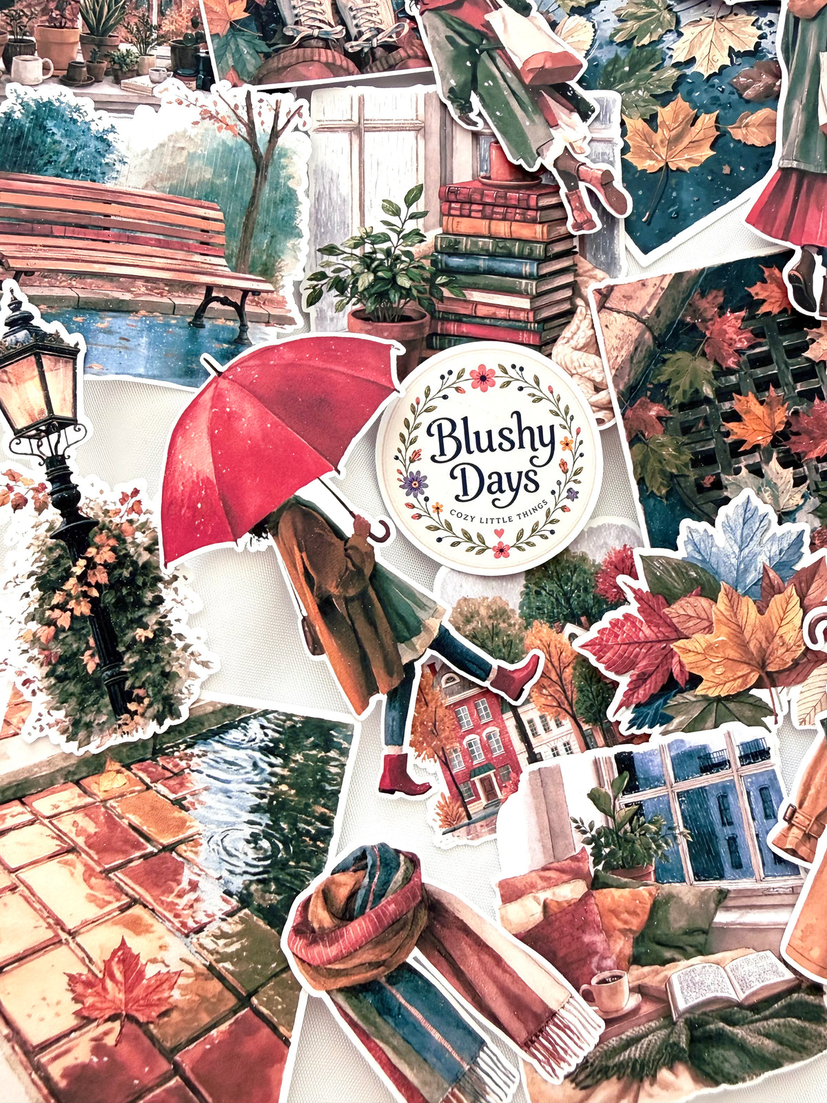 Rainy City Days Sticker Set