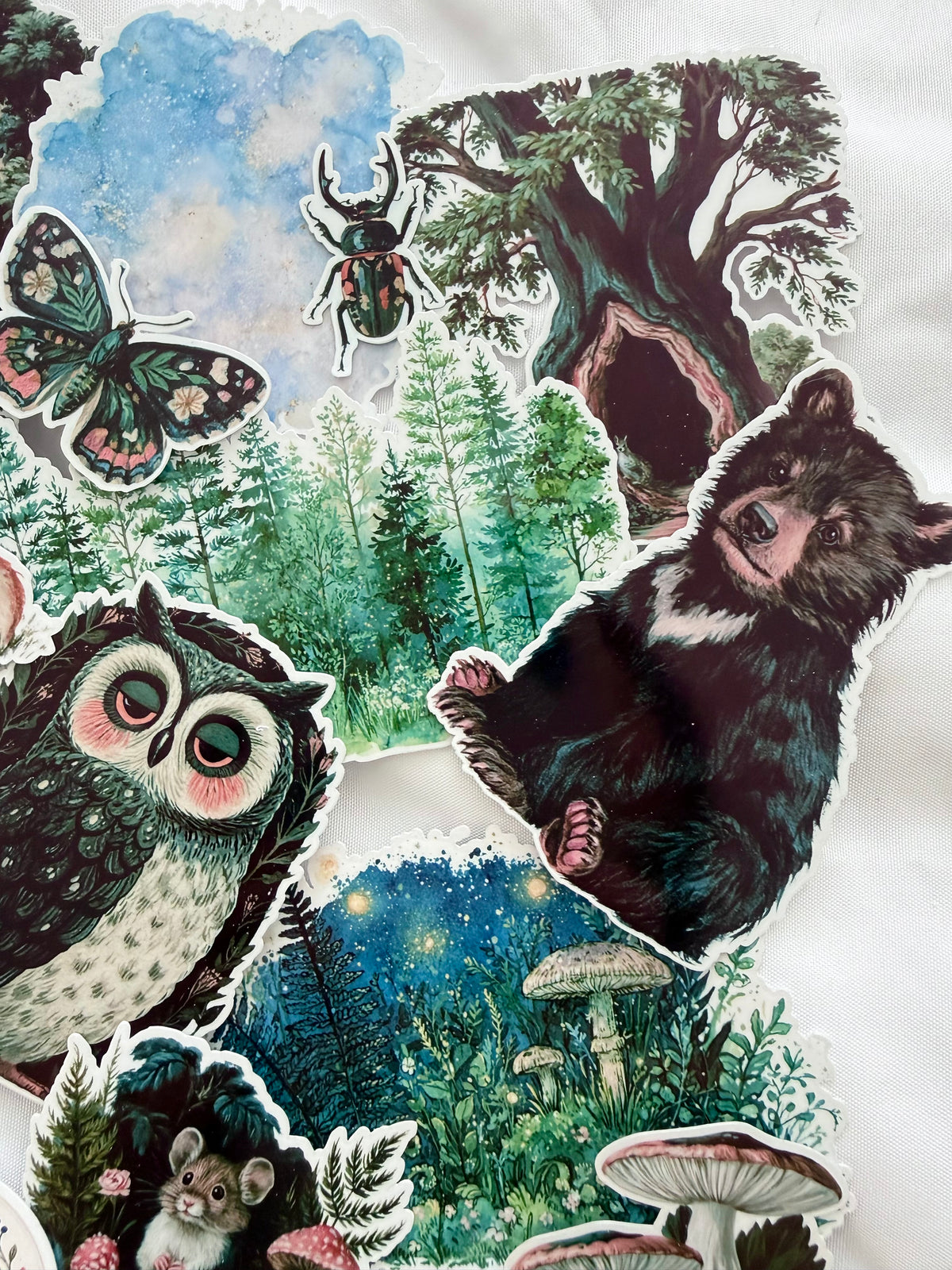 Woodland Creatures Sticker Set