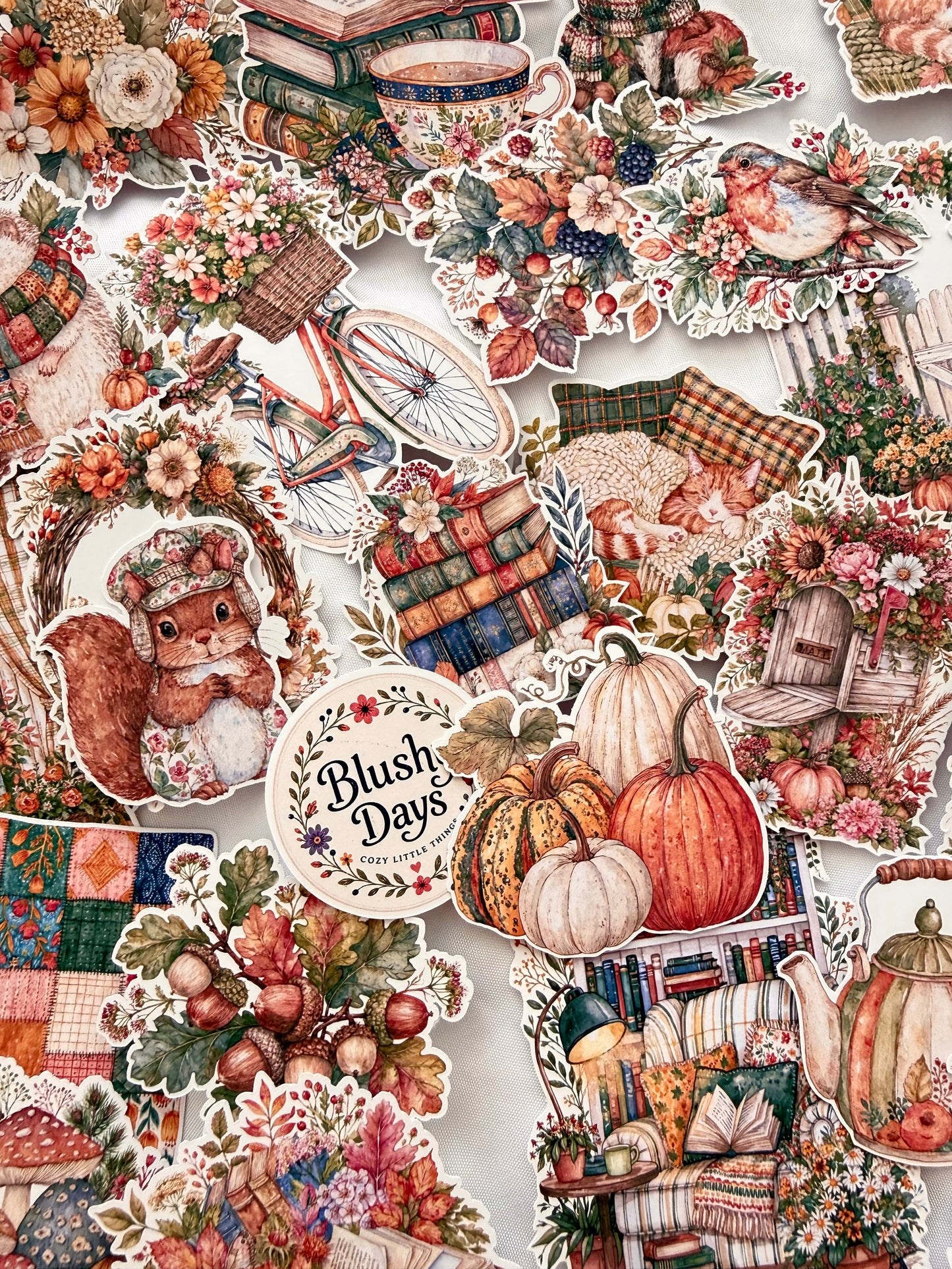 Cottage Autumn Sticker Set