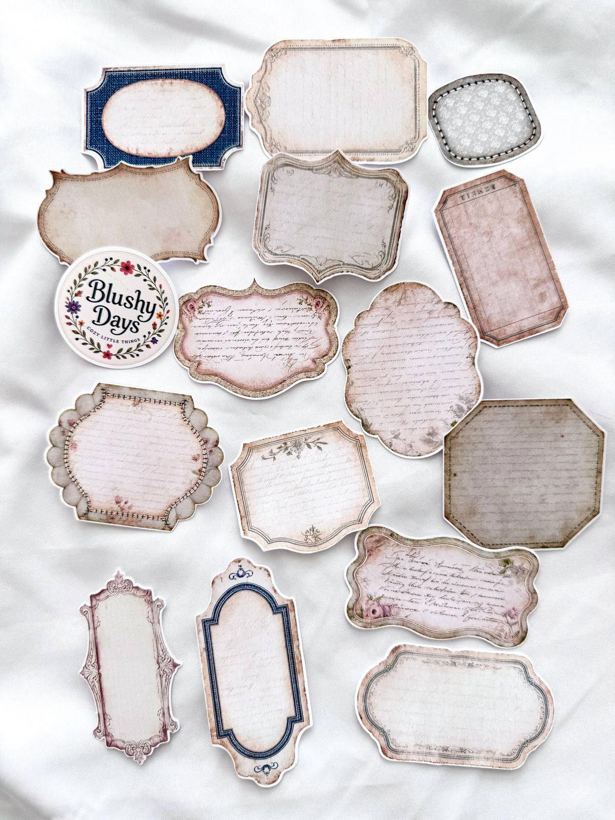 Vintage Label Sticker Set – Vol. 1
