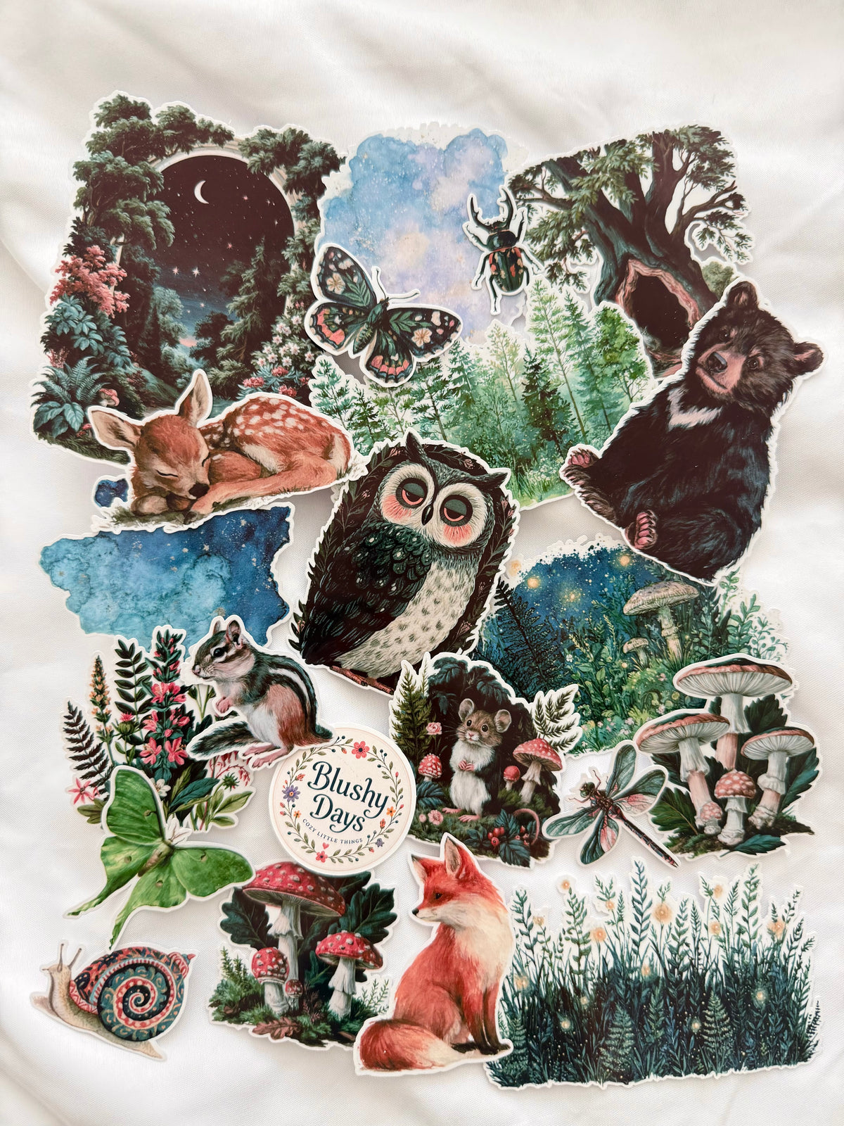Woodland Creatures Sticker Set