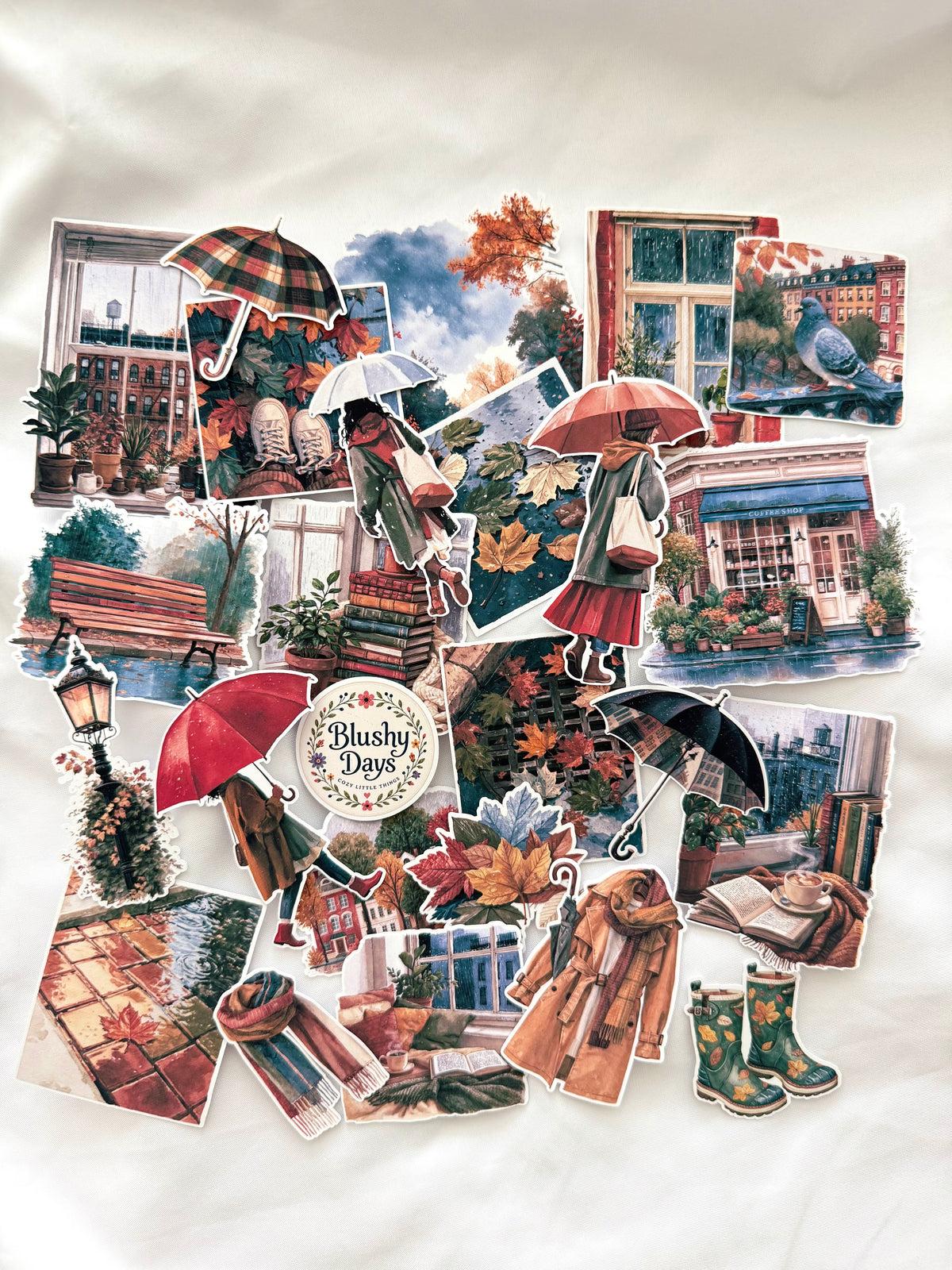 Rainy City Days Sticker Set
