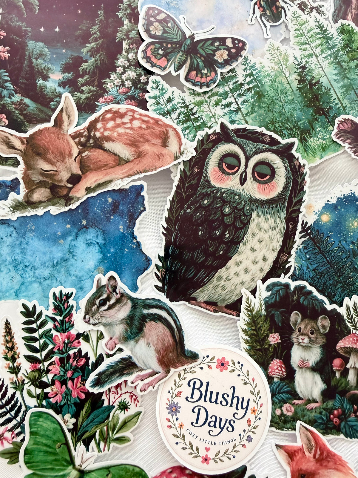 Woodland Creatures Sticker Set