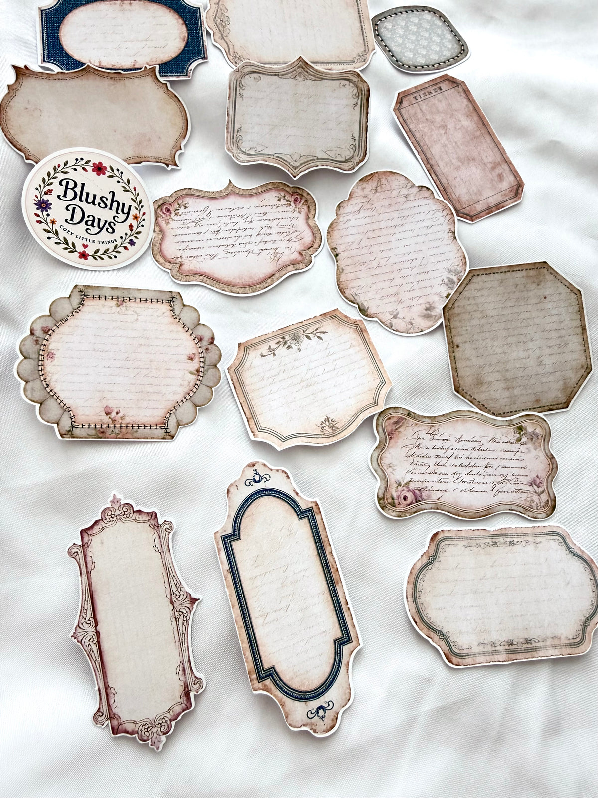 Vintage Label Sticker Set – Vol. 1