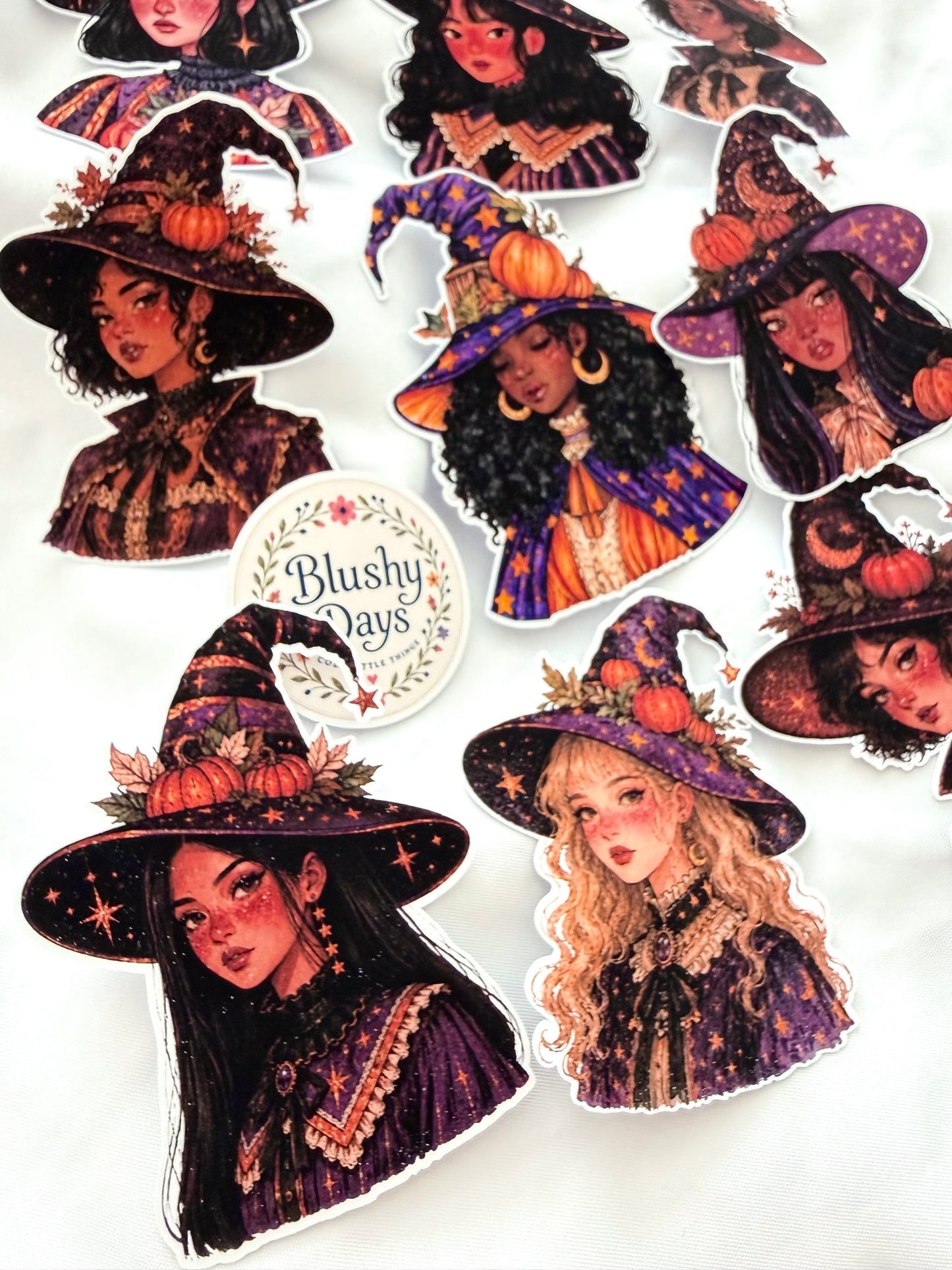 Autumn Witches Sticker Set