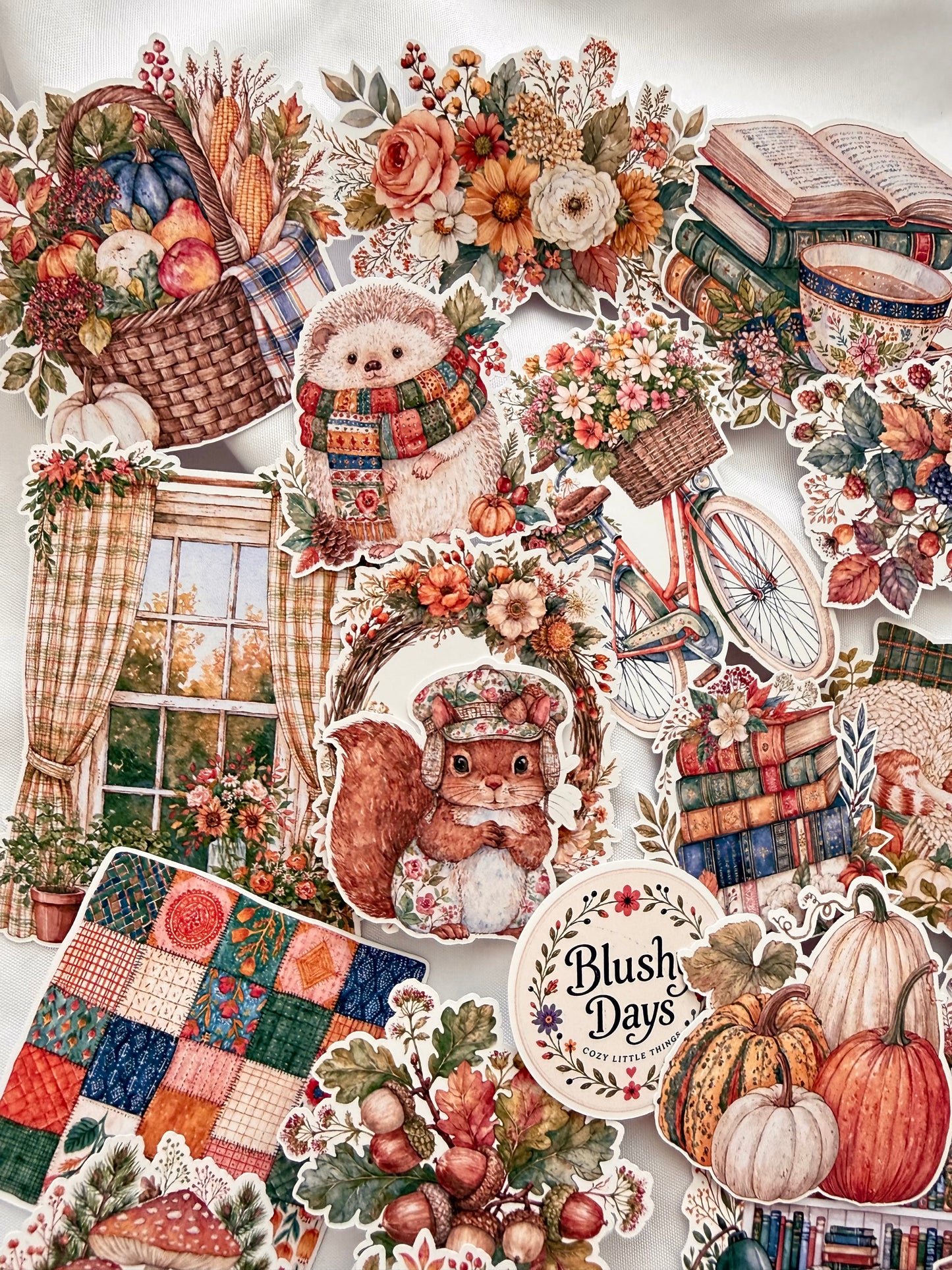 Cottage Autumn Sticker Set