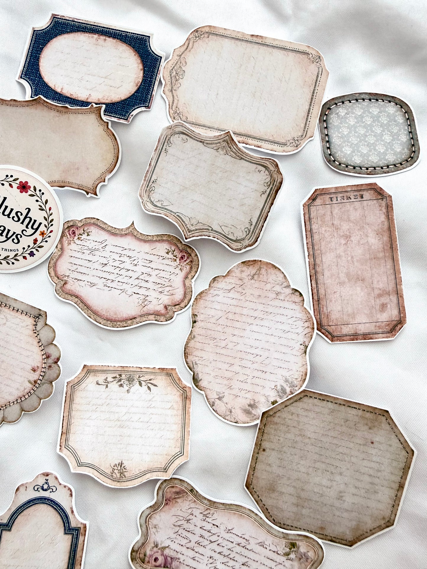 Vintage Label Sticker Set – Vol. 1