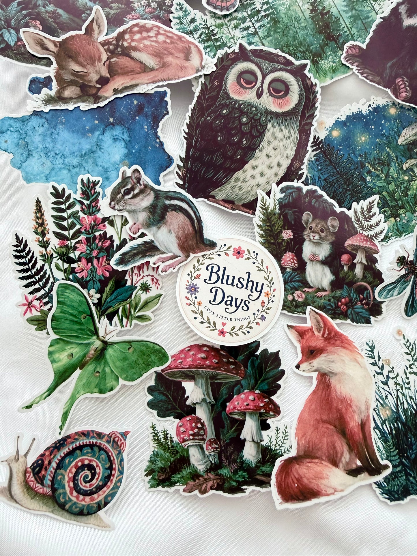 Woodland Creatures Sticker Set