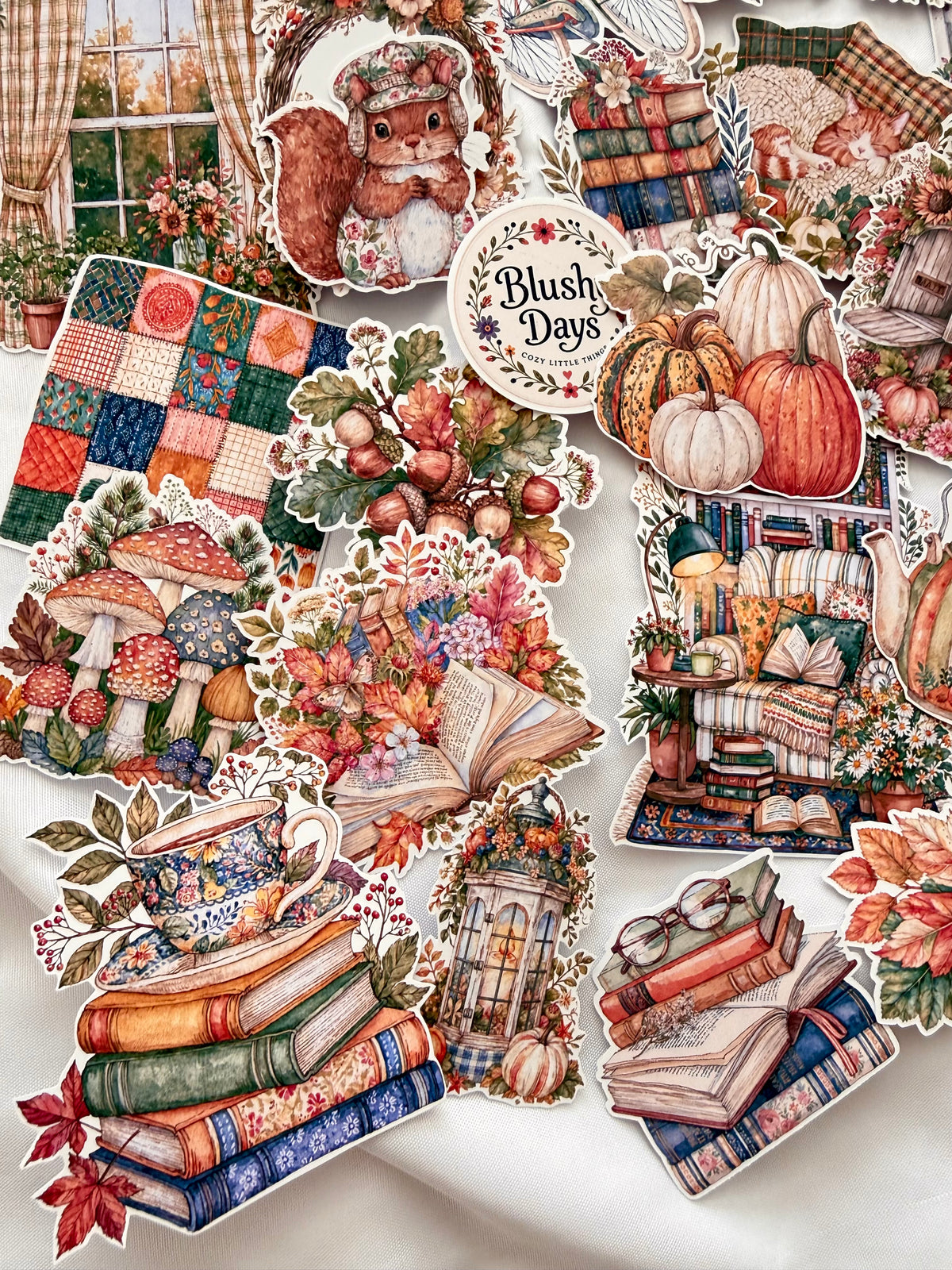 Cottage Autumn Sticker Set
