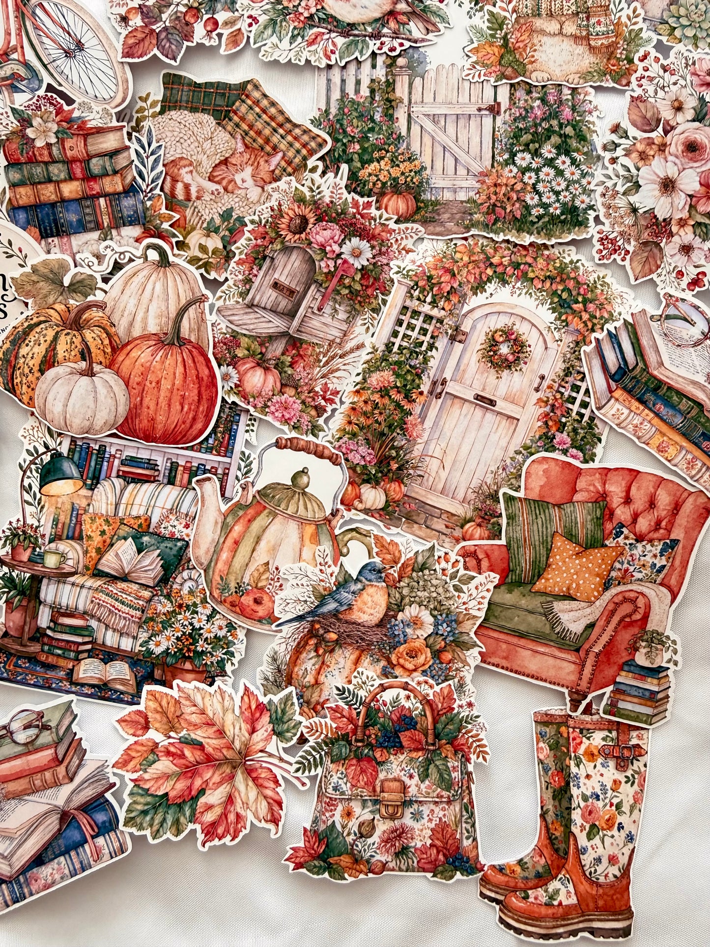 Cottage Autumn Sticker Set