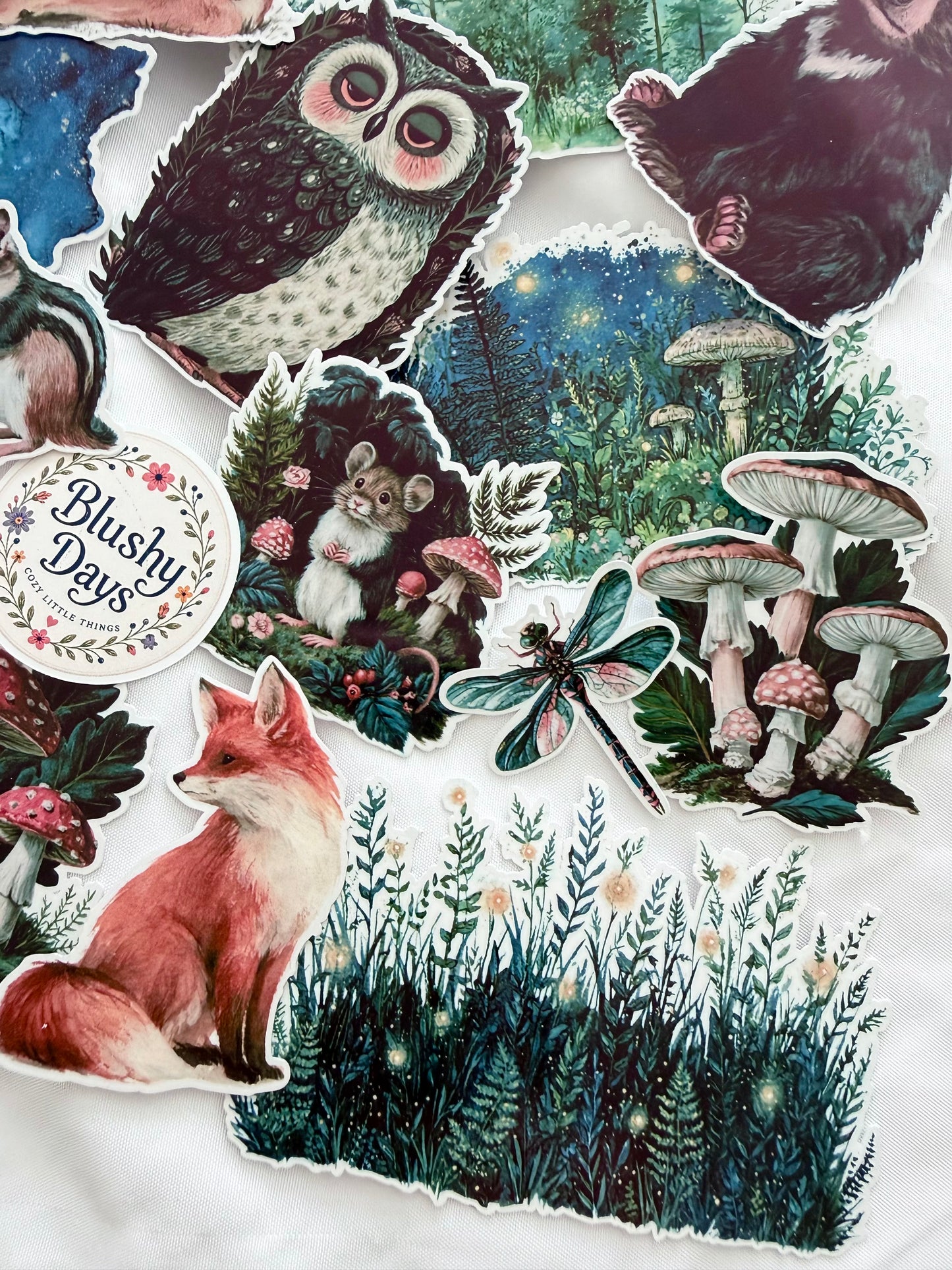 Woodland Creatures Sticker Set